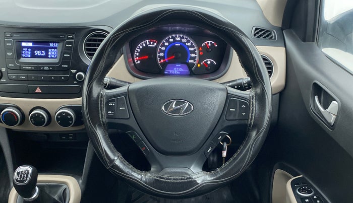 2016 Hyundai Grand i10 SPORTZ 1.2 KAPPA VTVT, Petrol, Manual, 74,335 km, Steering Wheel Close Up