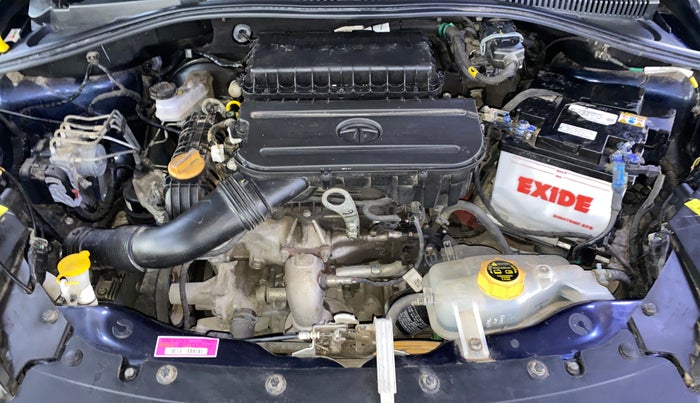 2022 Tata TIGOR XZ PLUS LEATHERETTE, Petrol, Manual, 8,341 km, Engine View