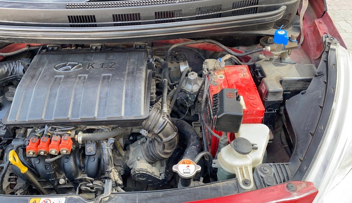 2018 Hyundai Grand i10 SPORTZ 1.2 KAPPA VTVT DUAL TONE, CNG, Manual, 65,557 km, Engine View - Left