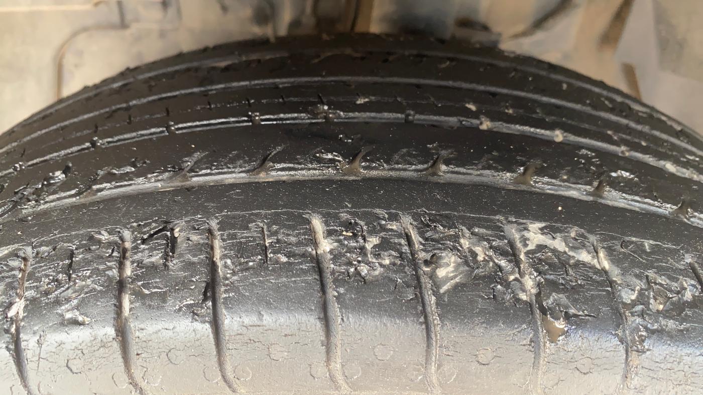 2020 Tata NEXON XM PETROL, Petrol, Manual, 50,553 km, Left Front Tyre Tread