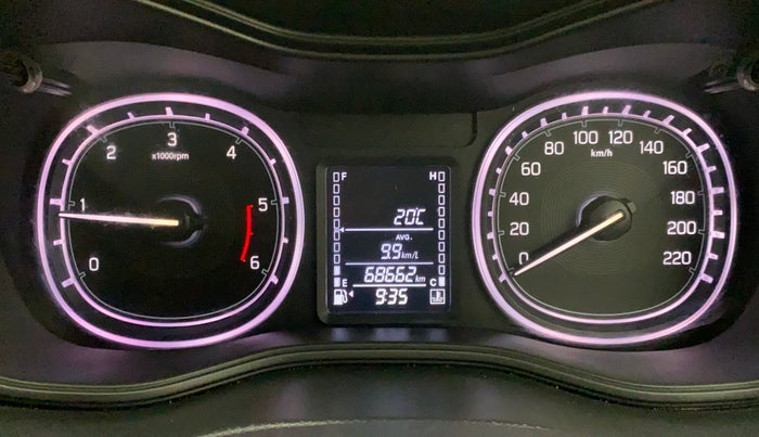 2017 Maruti Vitara Brezza ZDI, Diesel, Manual, 68,662 km, Odometer Image