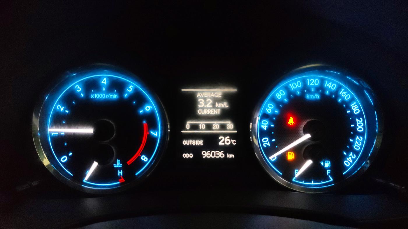 2015 Toyota Corolla Altis G PETROL, Petrol, Manual, 96,035 km, Odometer Image