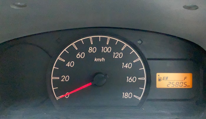 2011 Maruti Alto LXI, Petrol, Manual, 25,805 km, Odometer Image