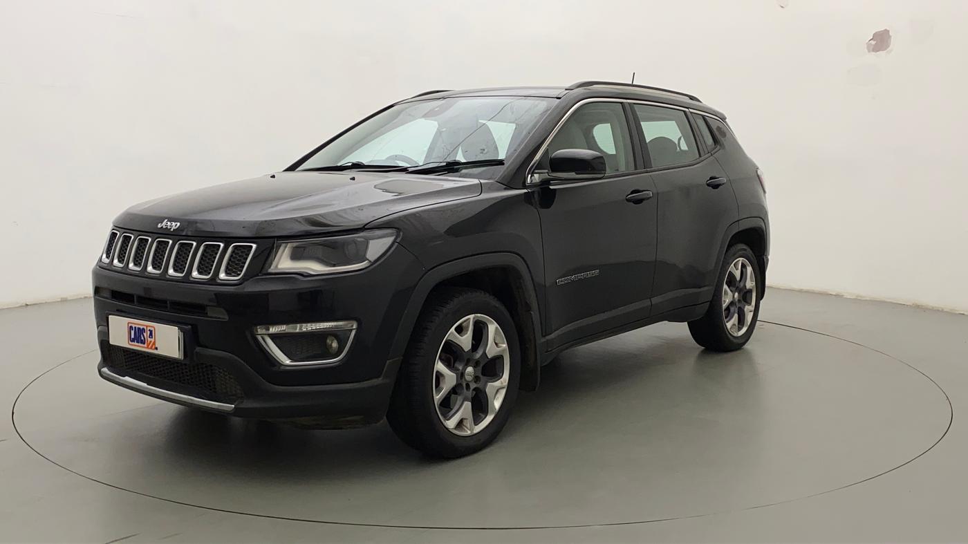 2019 Jeep Compass LIMITED PLUS PETROL AT, Petrol, Automatic, 37,628 km, Left Front Diagonal