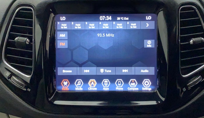 2019 Jeep Compass LIMITED PLUS PETROL AT, Petrol, Automatic, 37,628 km, Infotainment System