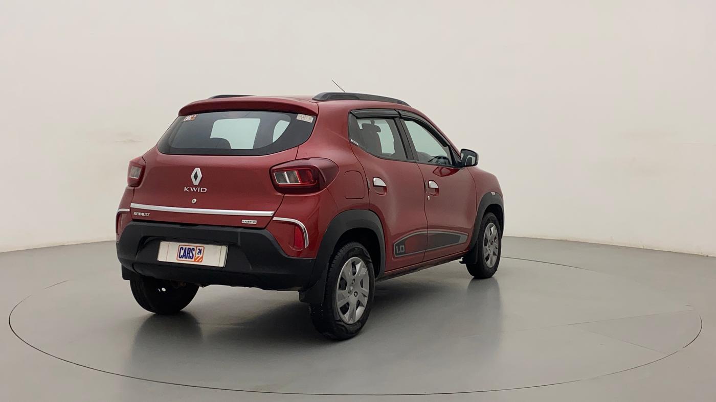 2020 Renault Kwid RXT 1.0 AMT (O), Petrol, Automatic, 18,141 km, Right Back Diagonal