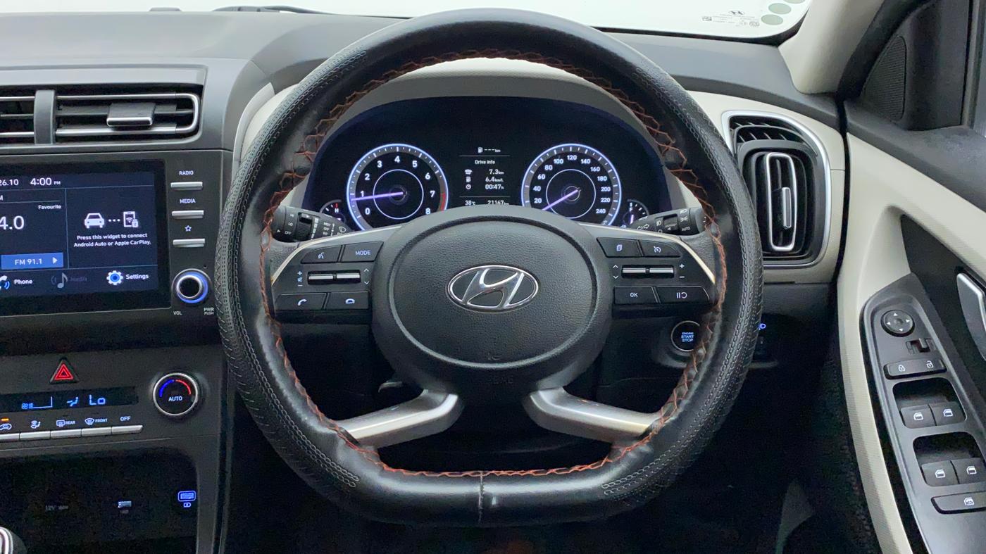 2021 Hyundai Creta S 1.5 PETROL, Petrol, Manual, 21,306 km, Steering Wheel Close Up