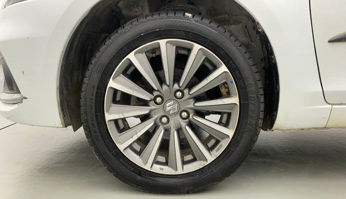 2018 Maruti Ciaz ALPHA  AT 1.5 SHVS PETROL, Petrol, Automatic, 79,816 km, Left Front Wheel