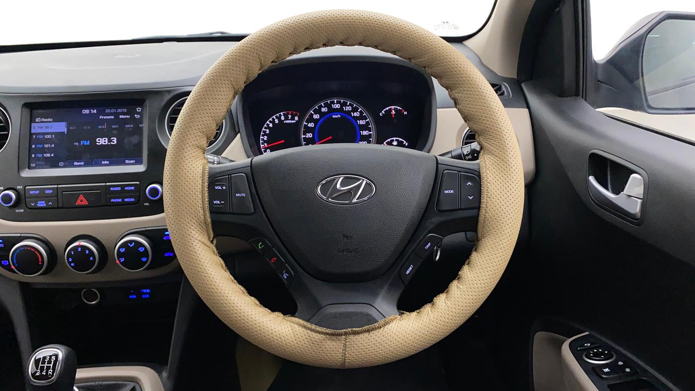 2020 Hyundai Grand i10 SPORTZ 1.2 KAPPA VTVT, Petrol, Manual, 5,750 km, Steering Wheel Close Up