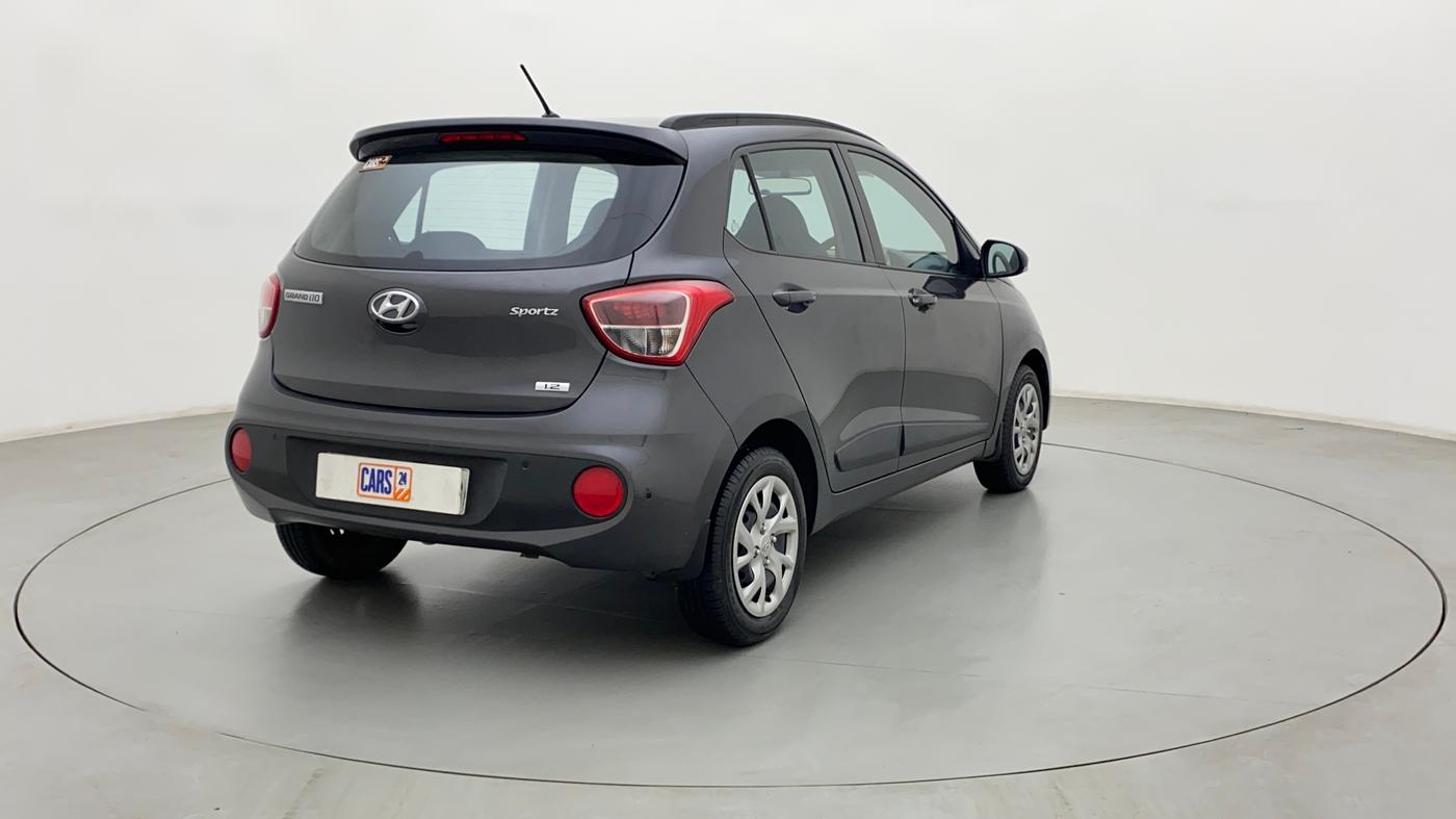 2020 Hyundai Grand i10 SPORTZ 1.2 KAPPA VTVT, Petrol, Manual, 5,750 km, Right Back Diagonal