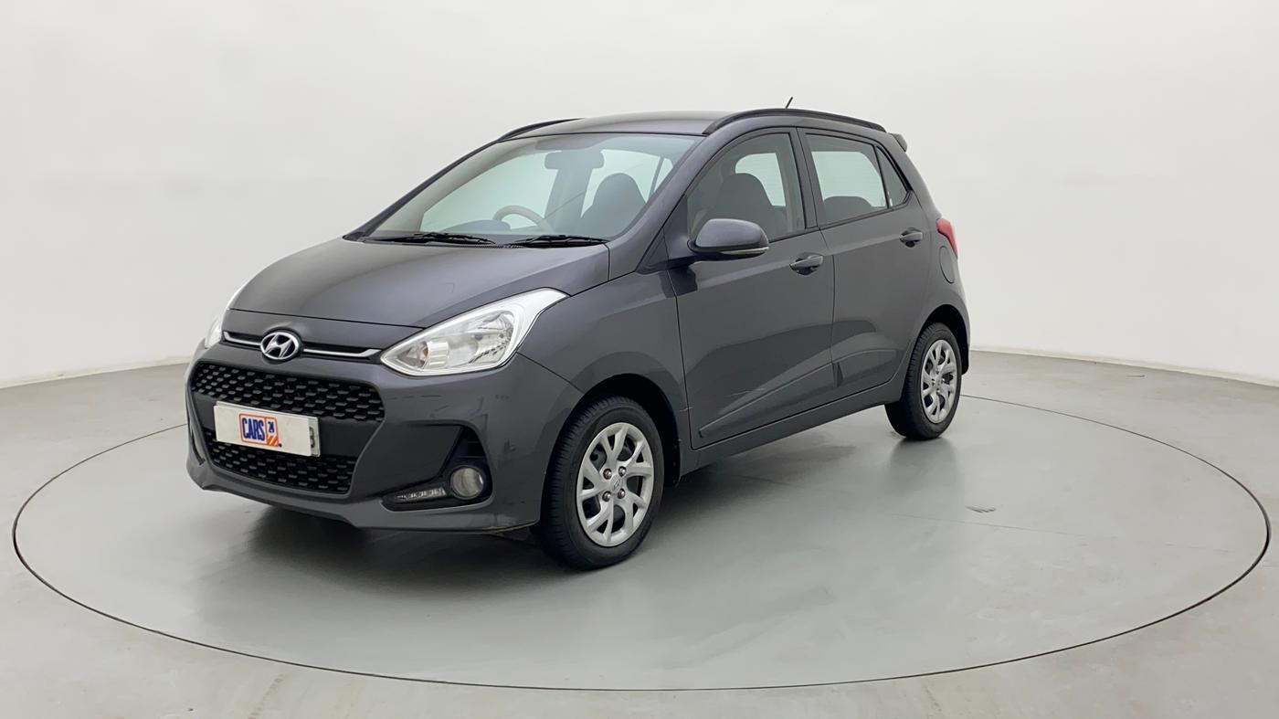 2020 Hyundai Grand i10 SPORTZ 1.2 KAPPA VTVT, Petrol, Manual, 5,750 km, Left Front Diagonal