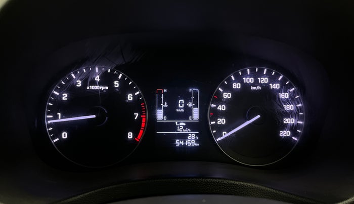 2016 Hyundai Creta SX PLUS 1.6 PETROL, Petrol, Manual, 54,135 km, Odometer Image