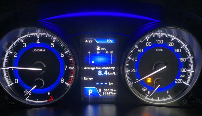 2021 Toyota Glanza G CVT, Petrol, Automatic, 54,947 km, Odometer Image