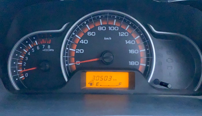 2016 Maruti Alto K10 VXI, Petrol, Manual, 30,467 km, Odometer Image