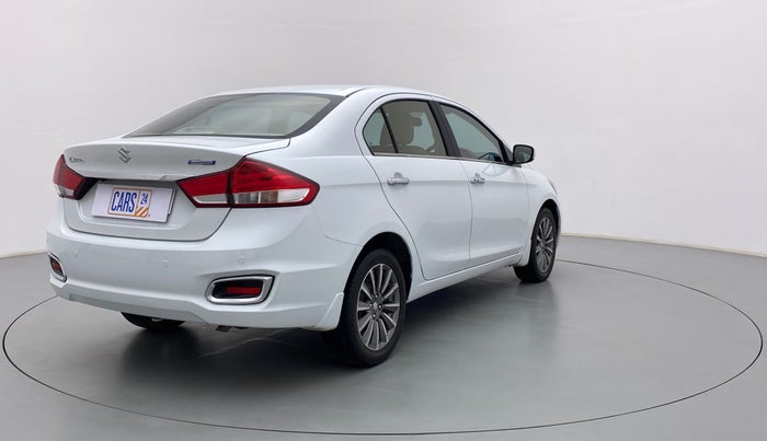 2018 Maruti Ciaz ALPHA 1.5 MT VTVT SHVS, Petrol, Manual, 36,399 km, Right Back Diagonal