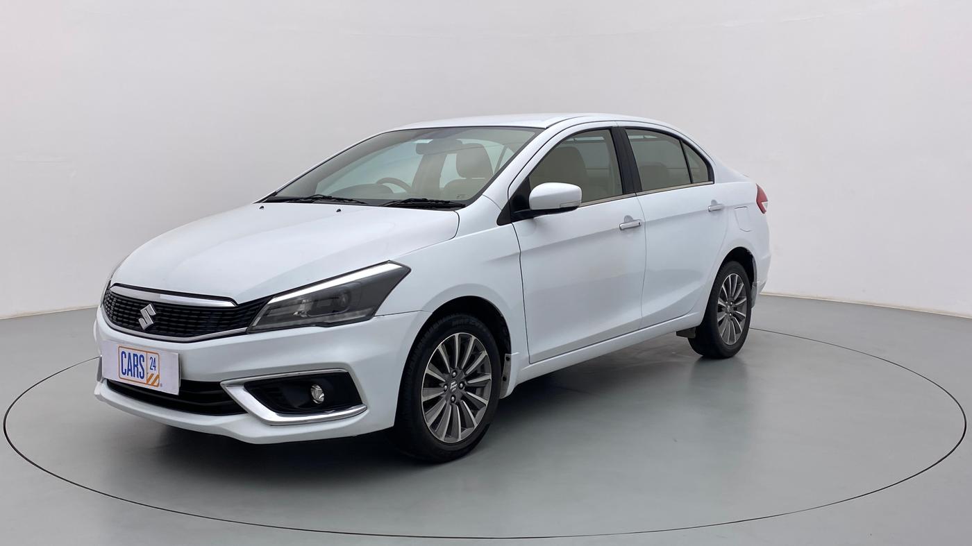 2018 Maruti Ciaz ALPHA 1.5 MT VTVT SHVS, Petrol, Manual, 36,399 km, Left Front Diagonal