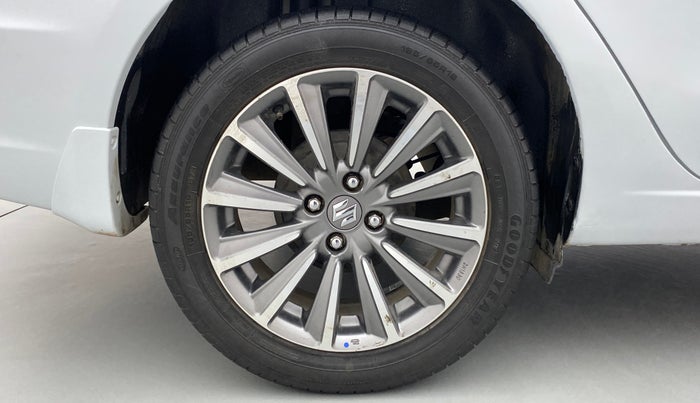 2018 Maruti Ciaz ALPHA 1.5 MT VTVT SHVS, Petrol, Manual, 36,399 km, Right Rear Wheel