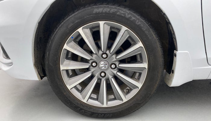 2018 Maruti Ciaz ALPHA 1.5 MT VTVT SHVS, Petrol, Manual, 36,399 km, Left Front Wheel