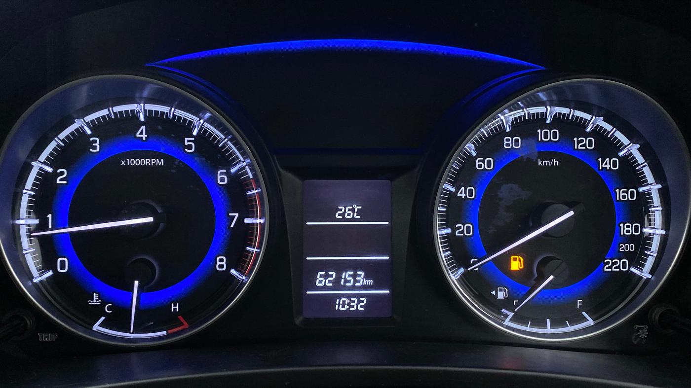 2017 Maruti Baleno DELTA 1.2 K12, Petrol, Manual, 62,192 km, Odometer Image