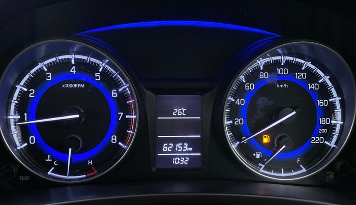 2017 Maruti Baleno DELTA 1.2 K12, Petrol, Manual, 62,192 km, Odometer Image