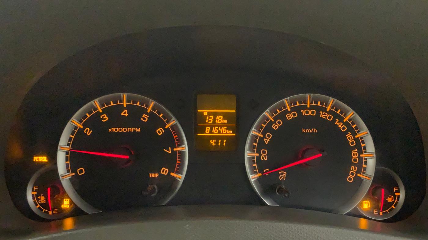 2016 Maruti Ertiga VXI CNG, CNG, Manual, 81,752 km, Odometer Image