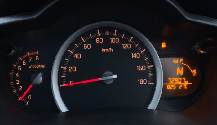 2017 Maruti Celerio VXI AMT (O), Petrol, Automatic, 72,904 km, Odometer Image