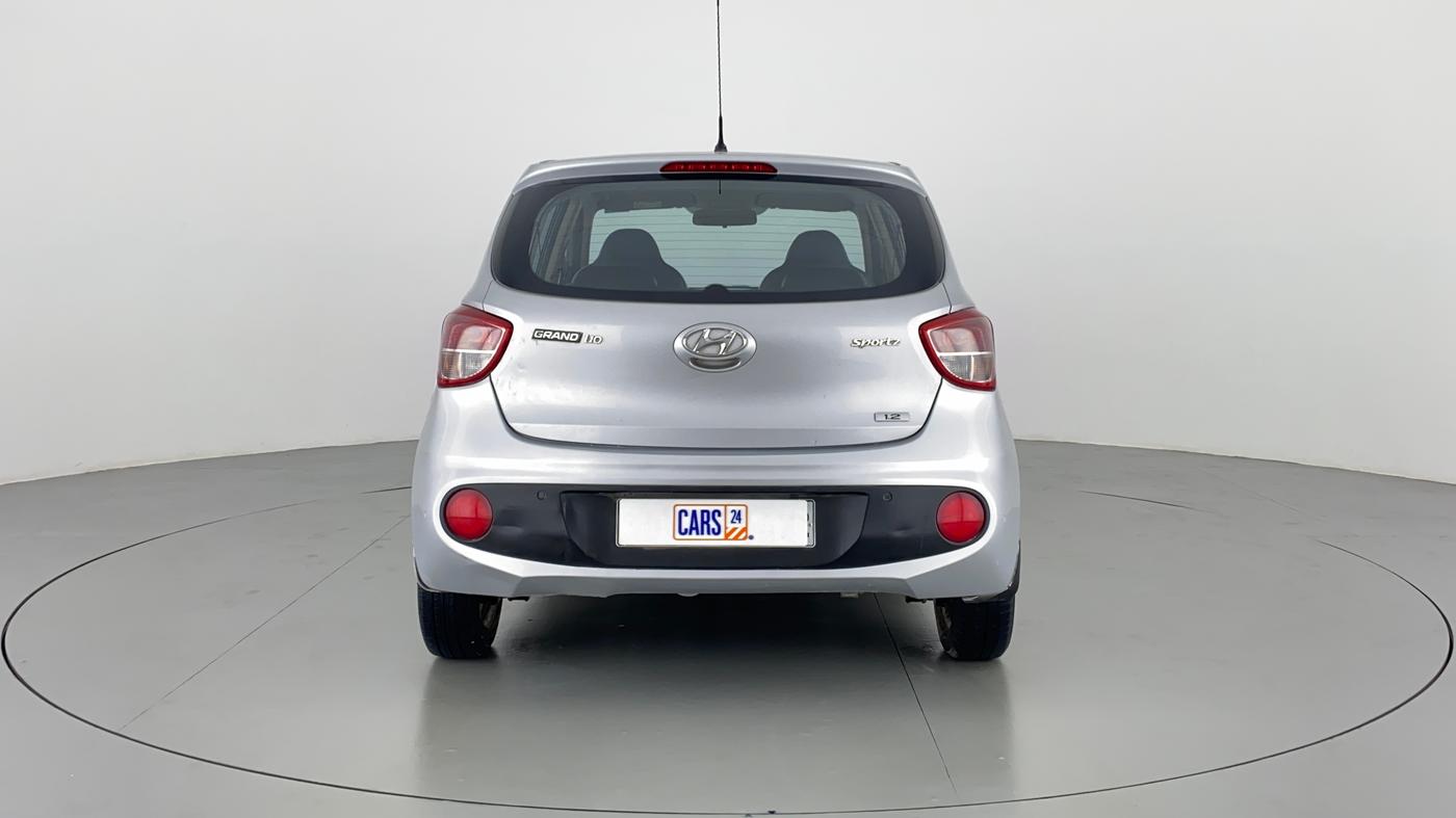 2017 Hyundai Grand i10 SPORTZ 1.2 KAPPA VTVT, Petrol, Manual, 70,951 km, Back/Rear