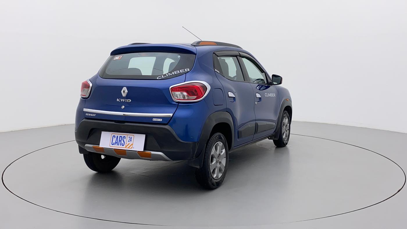 2017 Renault Kwid CLIMBER 1.0 AMT, Petrol, Automatic, 33,694 km, Right Back Diagonal