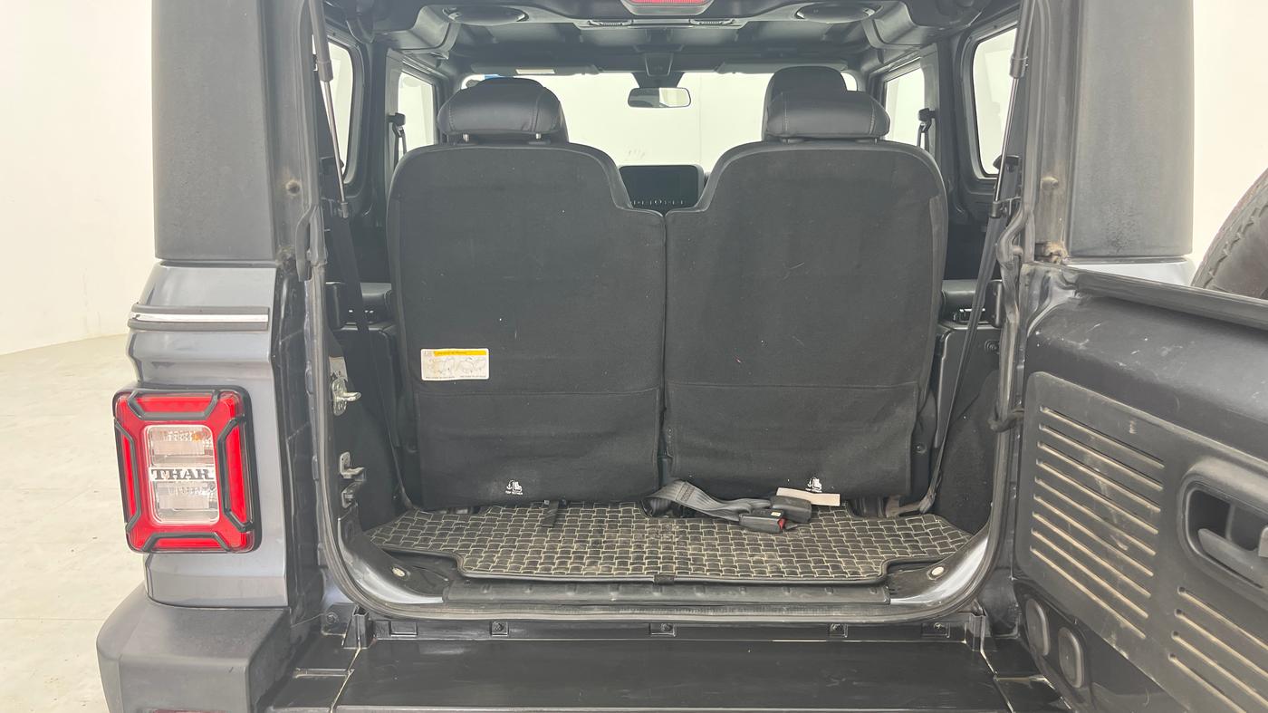 2024 Mahindra Thar LX P 2WD AT HT, Petrol, Automatic, 9,987 km, Boot Inside