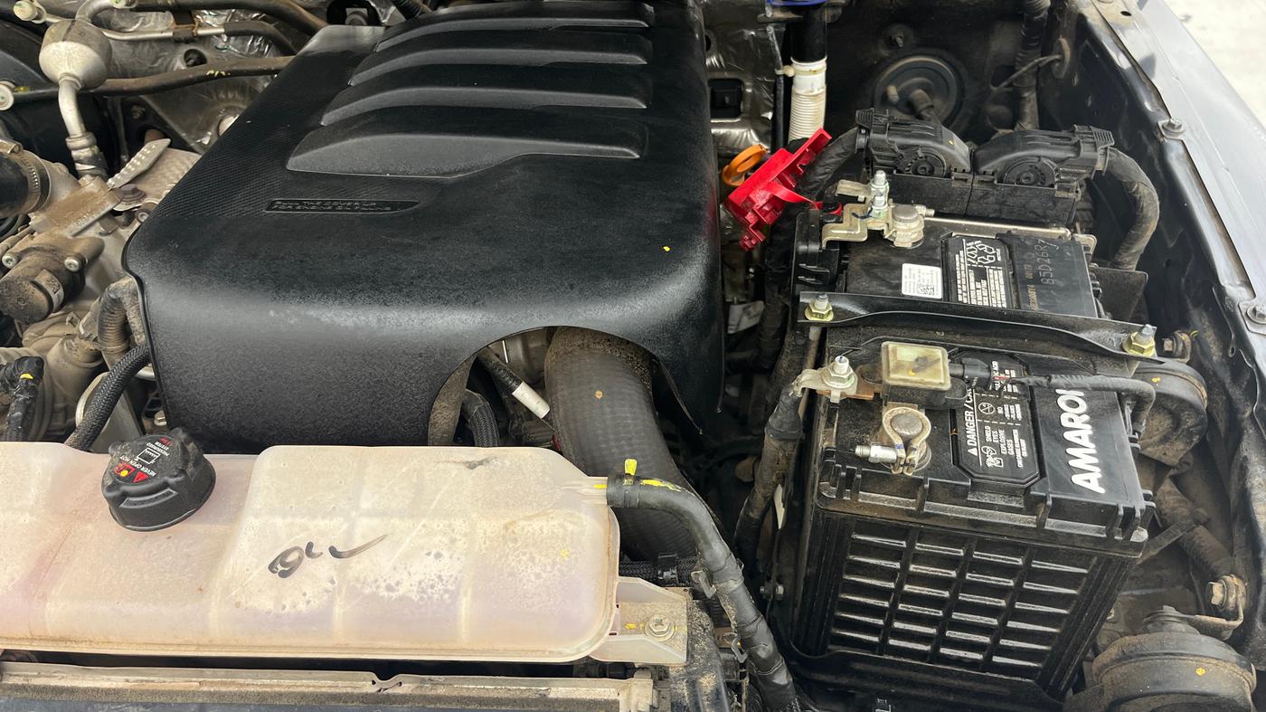 2024 Mahindra Thar LX P 2WD AT HT, Petrol, Automatic, 9,987 km, Engine View - Left