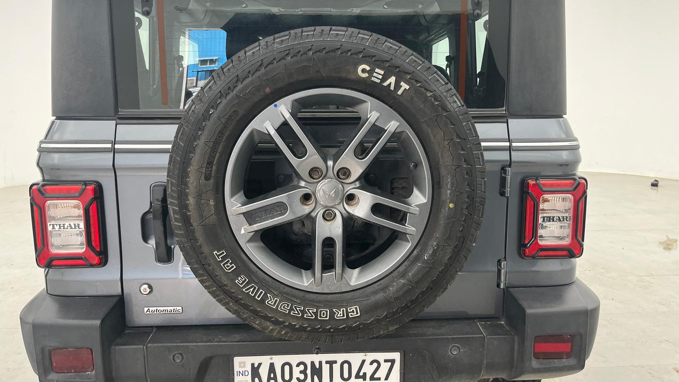 2024 Mahindra Thar LX P 2WD AT HT, Petrol, Automatic, 9,987 km, Spare Tyre