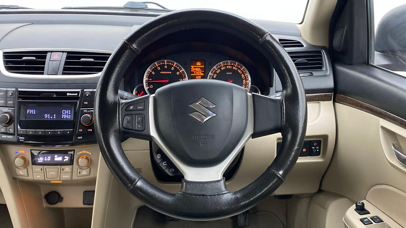 2016 Maruti Swift Dzire ZXI, Petrol, Manual, 71,629 km, Steering Wheel Close Up