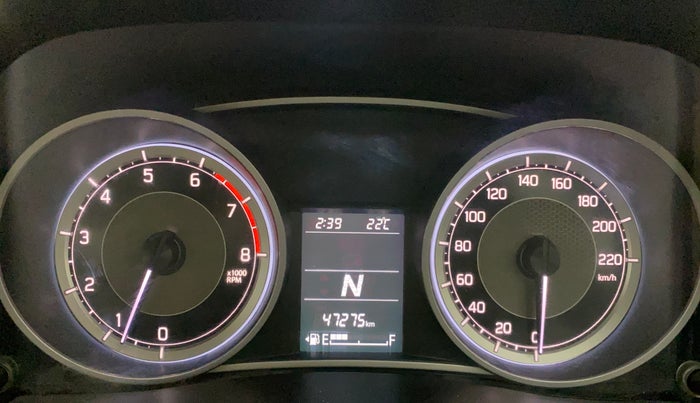 2017 Maruti Dzire VXI AMT, Petrol, Automatic, 47,275 km, Odometer Image