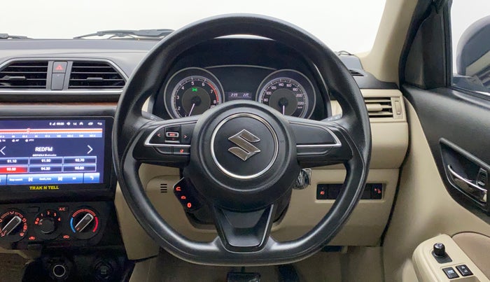 2017 Maruti Dzire VXI AMT, Petrol, Automatic, 47,275 km, Steering Wheel Close Up
