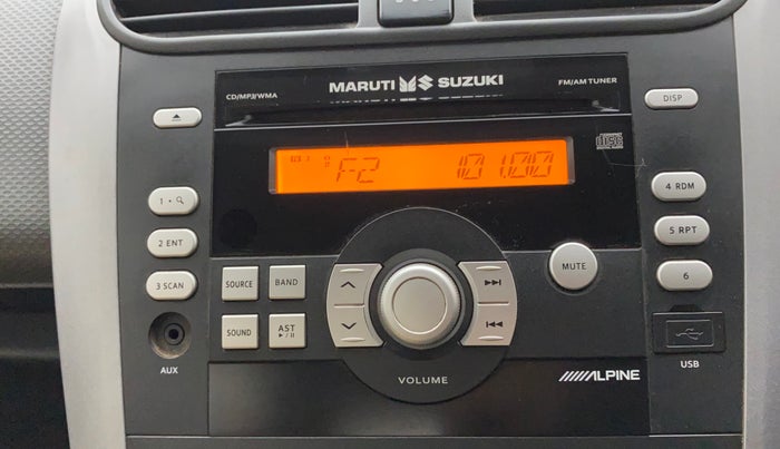2011 Maruti Ritz VXI, Petrol, Manual, 93,938 km, Infotainment system - Button has minor damage