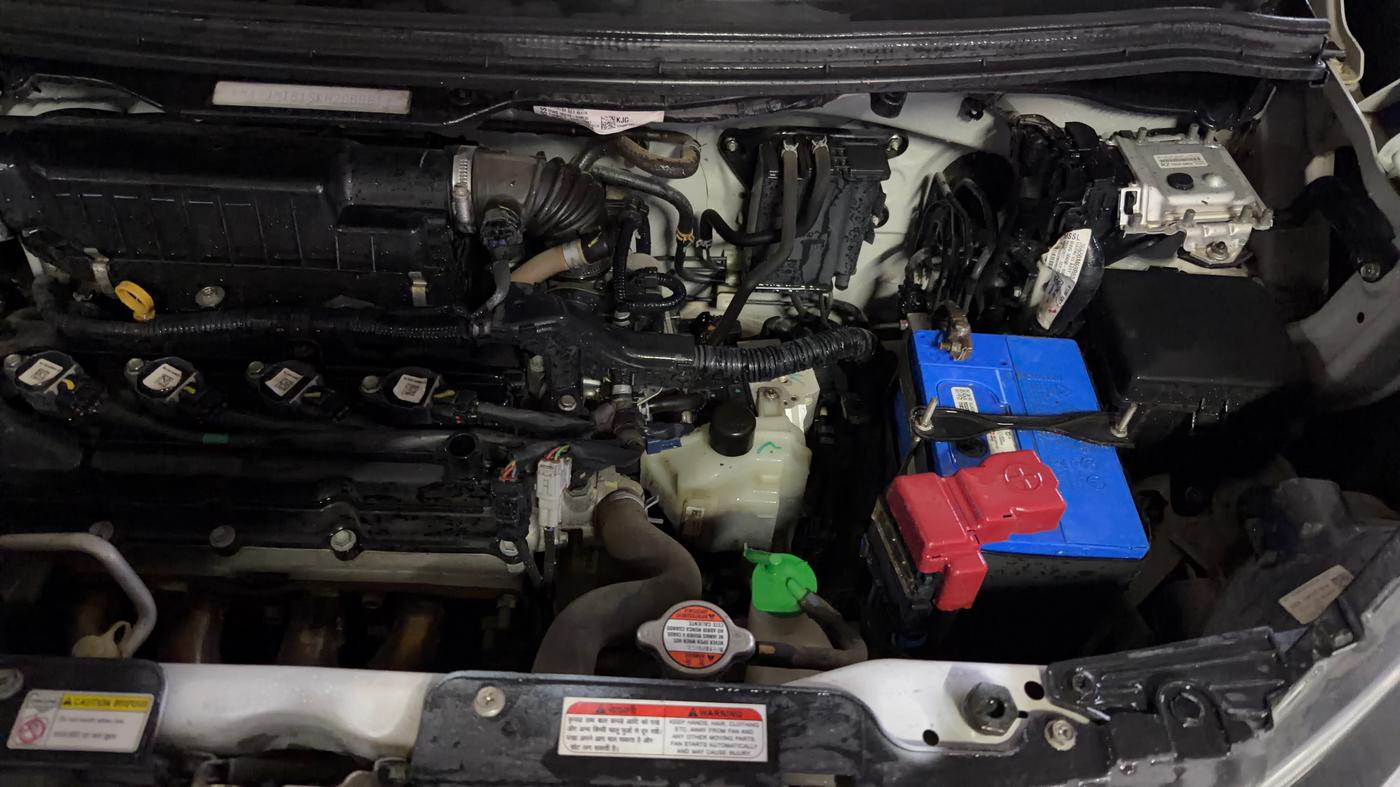 2019 Maruti New Wagon-R ZXI 1.2 AMT, Petrol, Automatic, 19,837 km, Engine View - Left