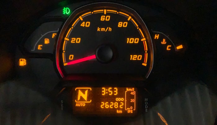 2015 Tata Nano TWIST XTA, Petrol, Automatic, 26,282 km, Odometer View