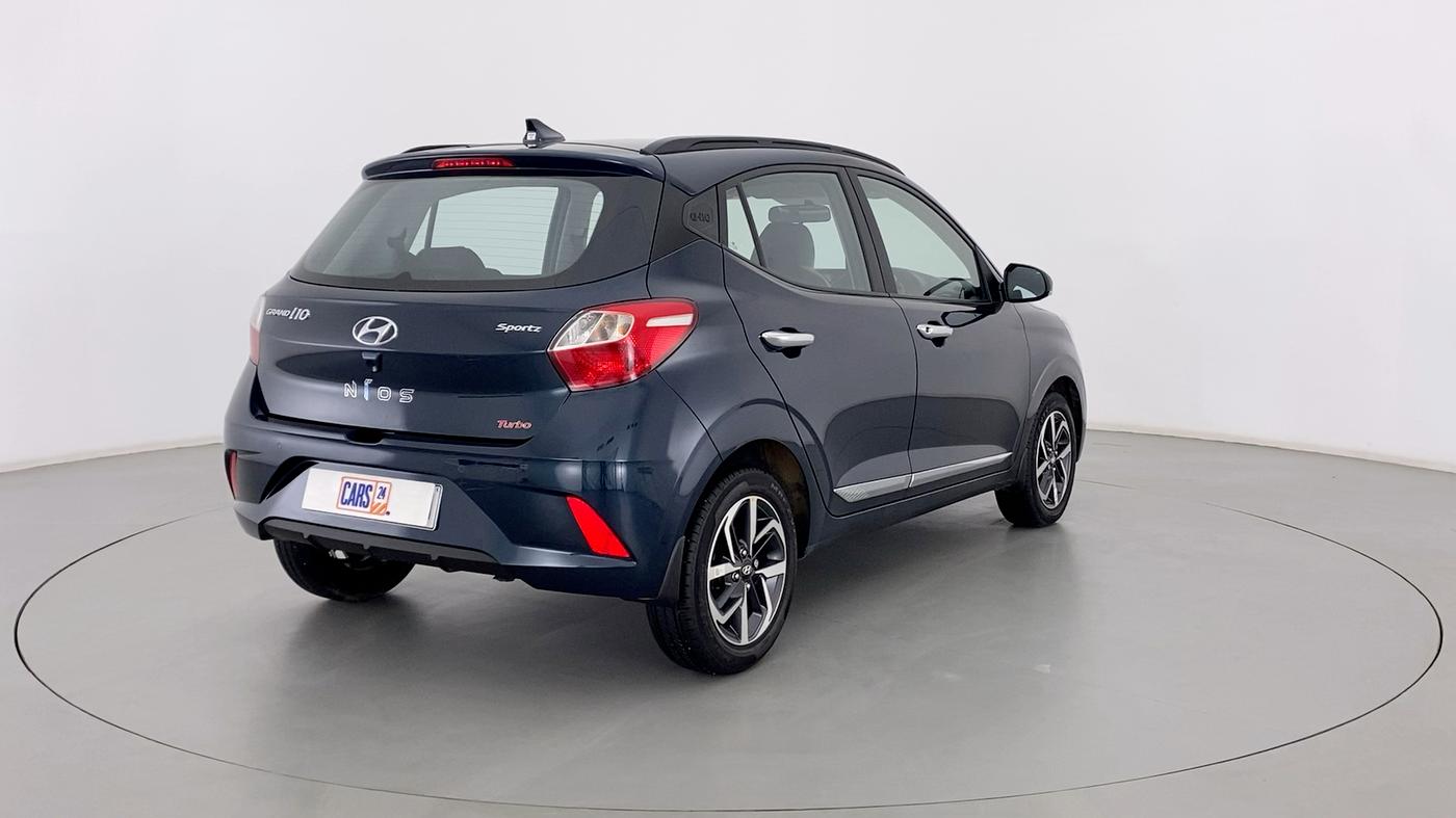 2022 Hyundai GRAND I10 NIOS 1.0 TURBO SPORTZ, Petrol, Manual, 1,265 km, Right Back Diagonal