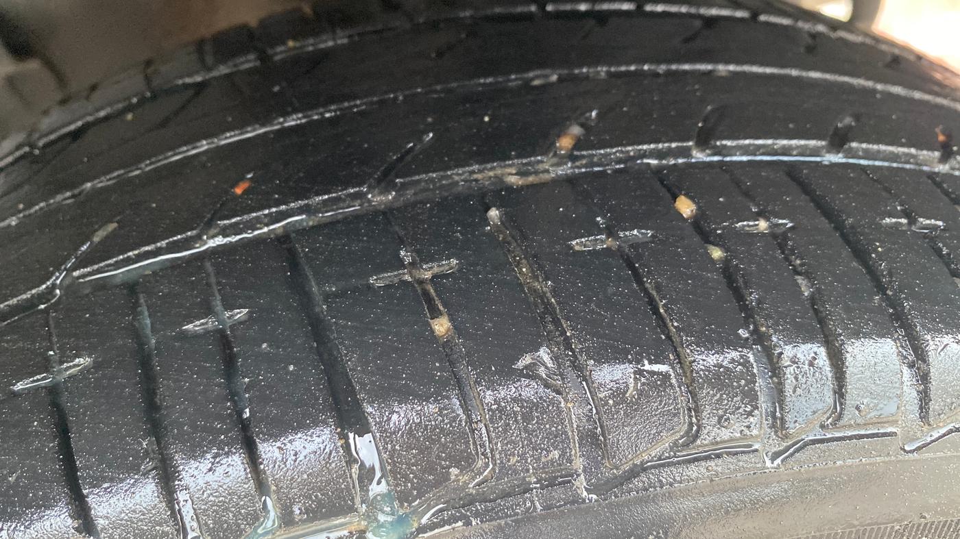 2021 Tata TIGOR XZ PLUS PETROL, Petrol, Manual, 63,375 km, Left Rear Tyre Tread