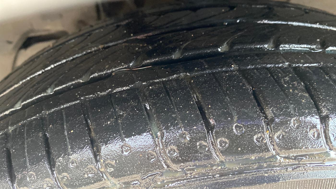 2021 Tata TIGOR XZ PLUS PETROL, Petrol, Manual, 63,375 km, Left Front Tyre Tread
