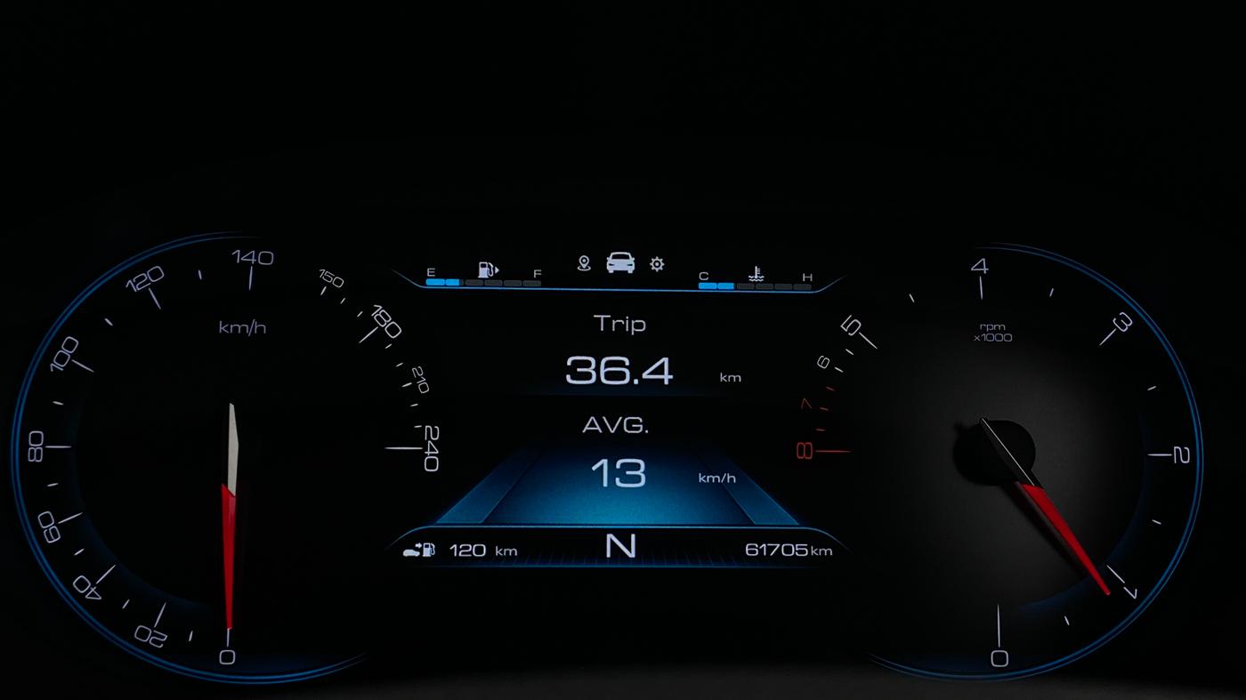 2022 MG HECTOR PLUS SHARP 1.5 PETROL TURBO CVT 6-STR, Petrol, Automatic, 61,701 km, Odometer Image