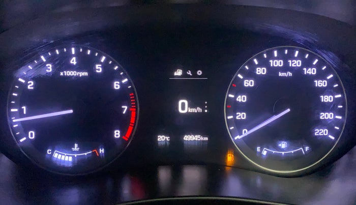 2016 Hyundai Elite i20 ASTA 1.2 (O), Petrol, Manual, 49,920 km, Odometer Image