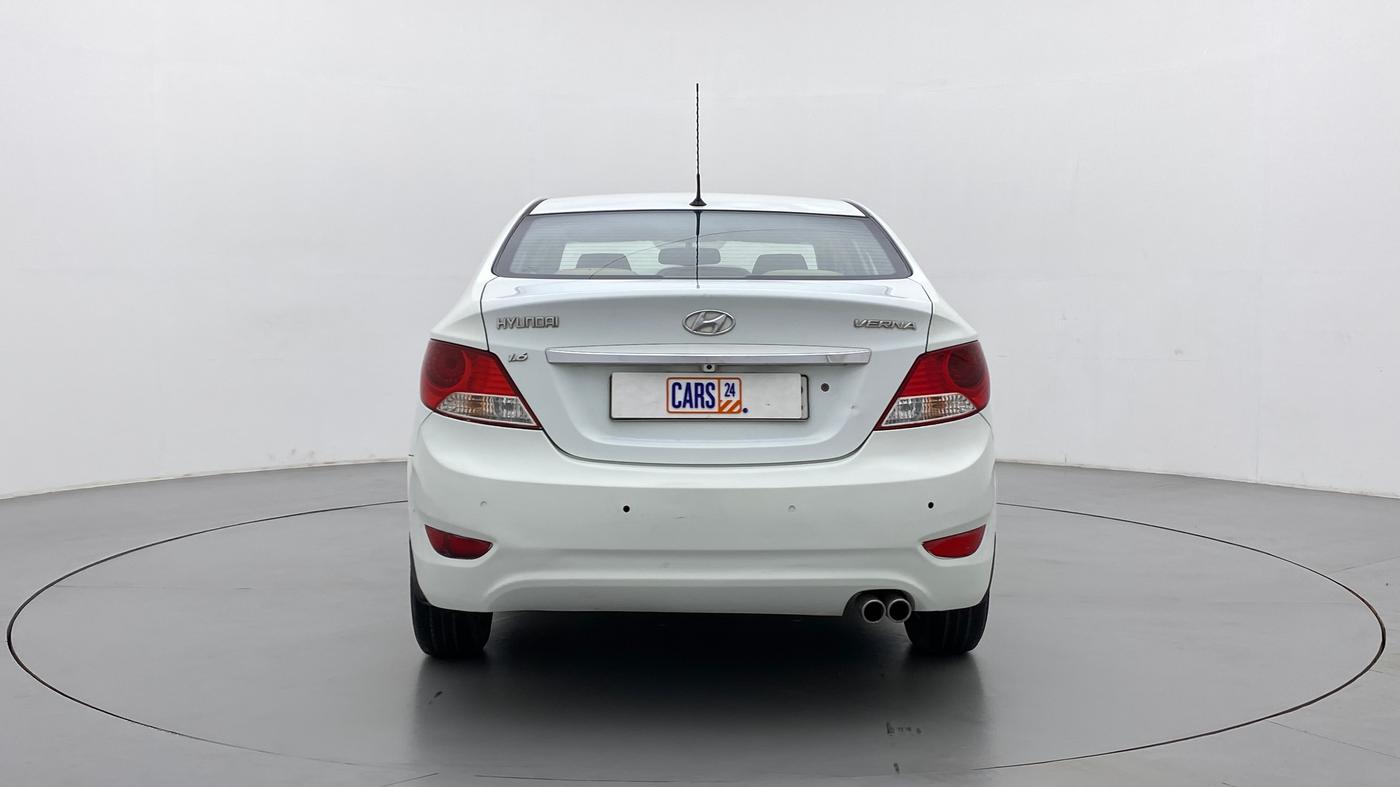 2013 Hyundai Verna FLUIDIC 1.6 EX VTVT, Petrol, Manual, 79,909 km, Back/Rear