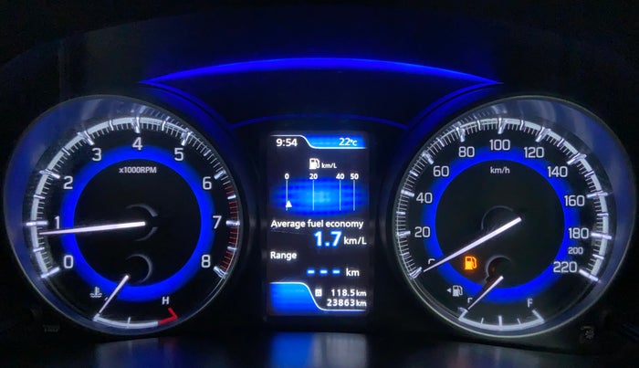 2016 Maruti Baleno ALPHA PETROL 1.2, Petrol, Manual, 24,172 km, Odometer Image