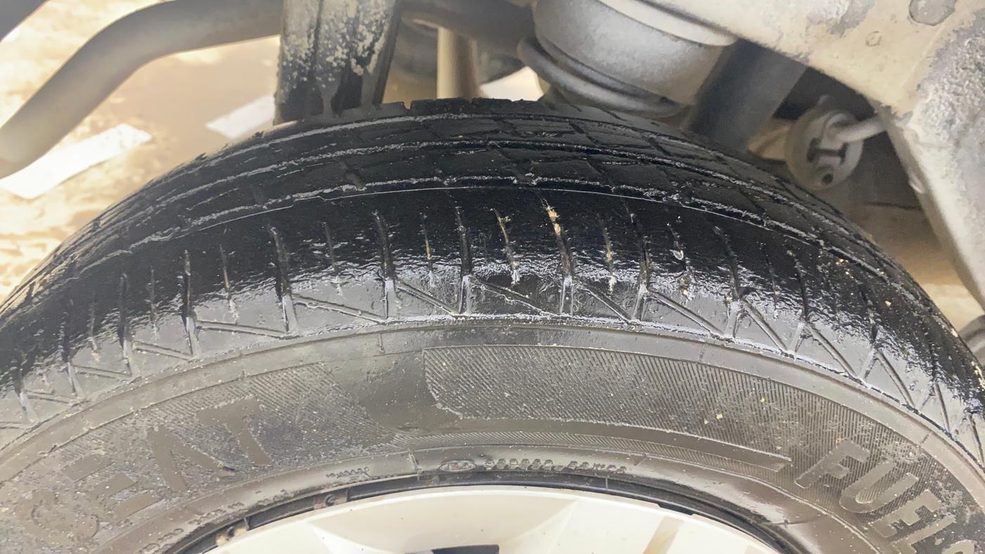 2020 Maruti Alto VXI, CNG, Manual, 49,107 km, Right Rear Tyre Tread