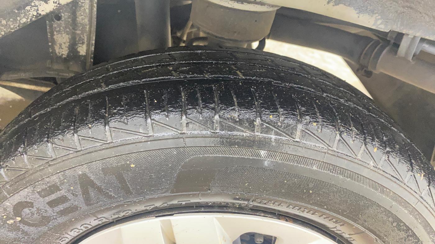 2020 Maruti Alto VXI, CNG, Manual, 49,107 km, Left Rear Tyre Tread