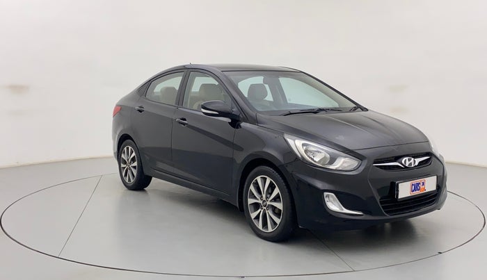 2014 Hyundai Verna FLUIDIC 1.6 SX CRDI, Diesel, Manual, 73,028 km, Right Front Diagonal