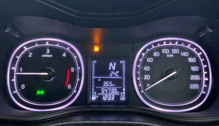 2018 Maruti Vitara Brezza ZDI+ DUAL TONE AMT, Diesel, Automatic, 54,738 km, Odometer View