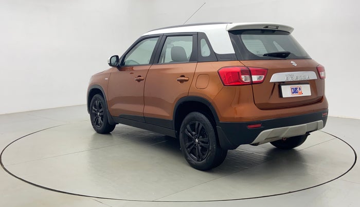 2018 Maruti Vitara Brezza ZDI+ DUAL TONE AMT, Diesel, Automatic, 54,738 km, Left Back Diagonal (45- Degree) View