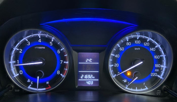 2017 Maruti Baleno DELTA 1.2 K12, Petrol, Manual, 27,767 km, Odometer Image